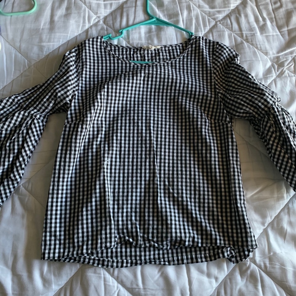 Size small gingham shirt